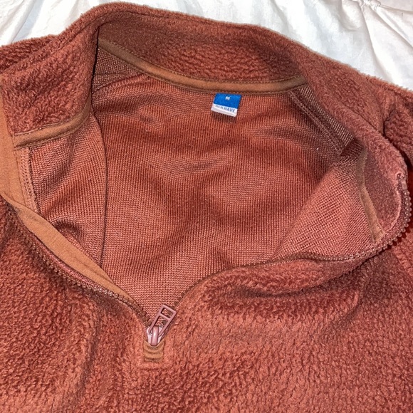 Old Navy - size medium - cropped Sherpa 1/2 zip - Picture 6 of 11